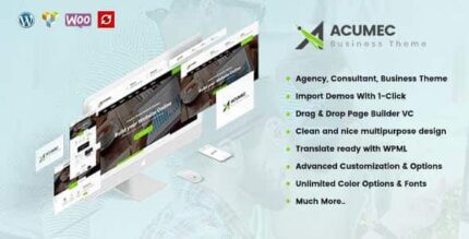 Acumec – Tema WordPress multiuso de negócios