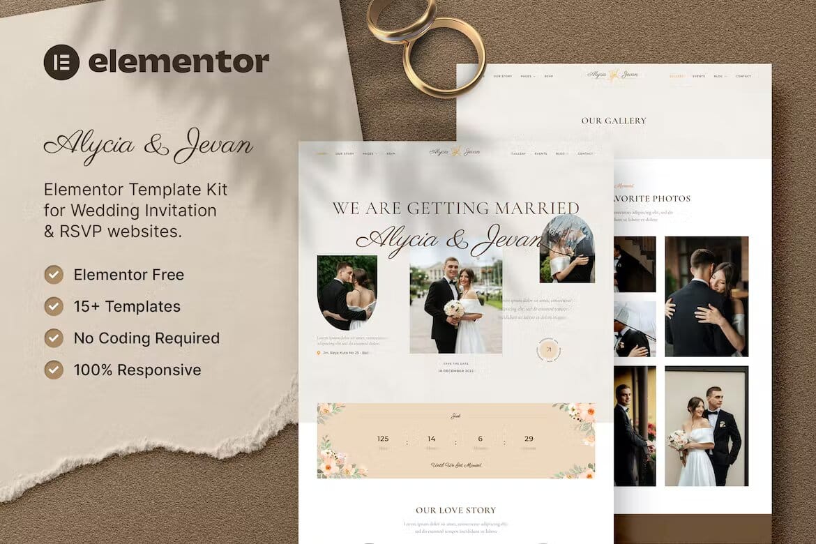 Alycia & Jevan — Template Kit de convite de casamento e RSVP Elementor_644365576d1d4.jpeg