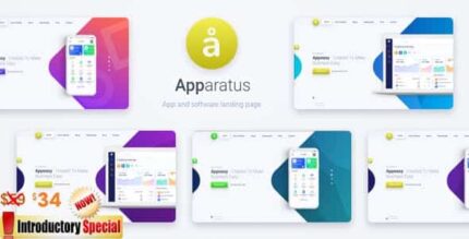 Aparelho | Um Saas multifuncional de uma página e um tema de destino de aplicativo