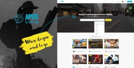 ApusListing – Tema WordPress de listagem de diretórios