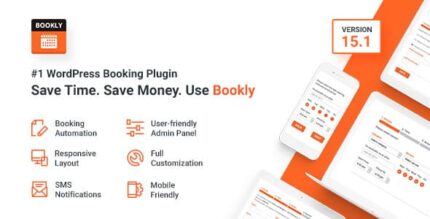 Bookly PRO – Sistema de software de agendamento e reserva de consultas + Todos os Addons