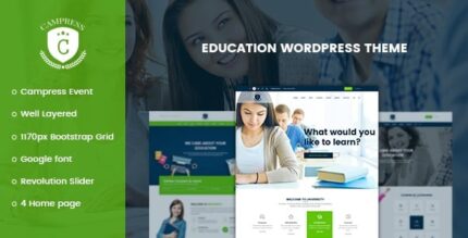 Camppress – Tema WordPress de Educação Responsiva