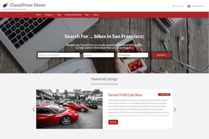 ClassiPress – O tema de classificados mais vendido para WordPress