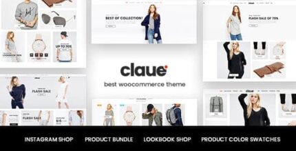 Claue – Tema limpo e mínimo do WooCommerce
