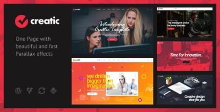 Creatic – One Page Parallax WordPress