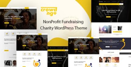 Crowdngo – Tema WordPress de arrecadação de fundos para caridade