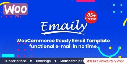 E-mail | Modelo de e-mail responsivo WooCommerce + assinaturas + reservas + assinaturas compatíveis