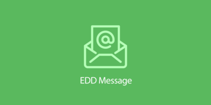 Easy Digital Downloads – Mensagem EDD