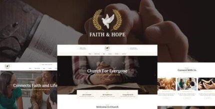 Fé & Esperança | Um tema moderno para WordPress sem fins lucrativos de Igreja e Religião