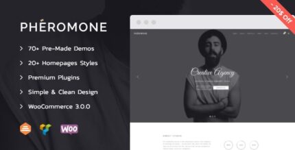 Feromônio – Tema WordPress multi-conceito criativo