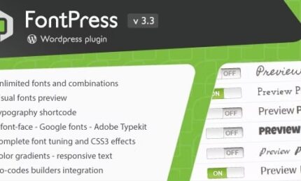 FontPress – gerenciador de fontes do Wordpress