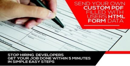 Form Generating PDF – Plugin Wordpress