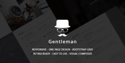 Gentleman – CV & Currículo vCard WordPress Theme