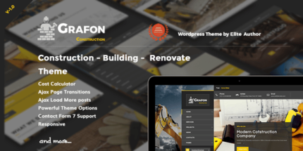 Grafon – Tema de Wordpress de Renovação de Edifícios de Construção
