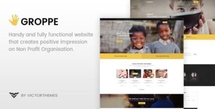 Groppe – Tema WordPress sem fins lucrativos