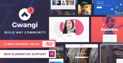 Gwangi – Tema da Comunidade PRO Multi-Purpose, Rede Social e BuddyPress