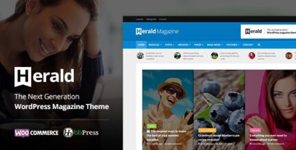 Herald – Tema WordPress de jornal e portal de notícias