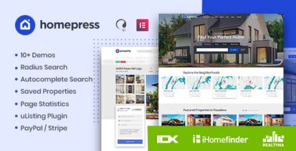 HomePress – Tema WordPress Imobiliário