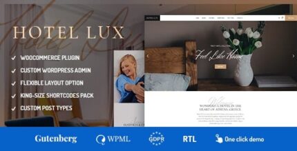 Hotel Lux – Tema WordPress Resort & SPA
