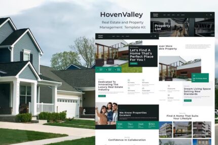Hovenvalley – Template Kit para gerenciamento de imóveis e propriedades