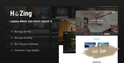 Hozing Hotel Booking WordPress Tema