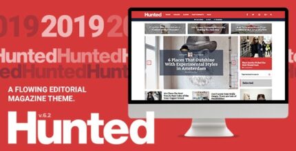 Hunted – Um Fluxo Tema de Revista Editorial