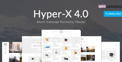 HyperX – Tema de portfólio Wordpress responsivo