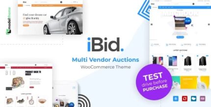 iBid – Tema WooCommerce de Leilões de Vários Fornecedores
