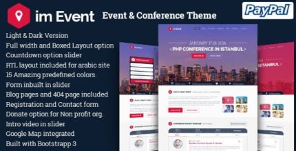 imEvent – Tema WordPress Meetup da Conferência