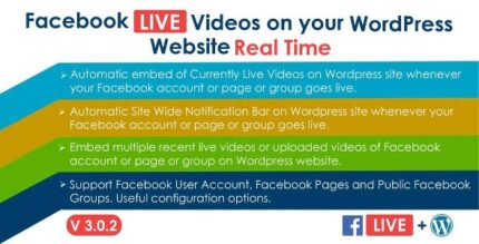 Incorporação automática de vídeo social ao vivo para WordPress