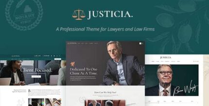 Justicia – Tema Advogado e Escritório de Advocacia