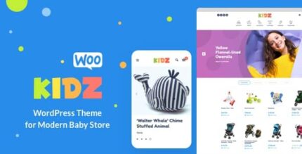 KIDZ – Tema de loja infantil e loja de bebês