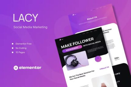 Lacy – Kits de modelo de marketing de mídia social