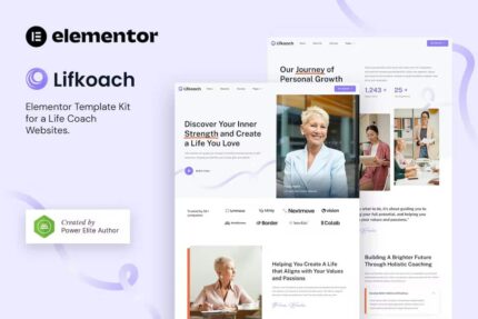 Lifkoach — Template Kit Life Coach e Mentor Elementor