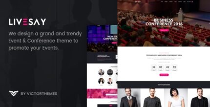 Livesay – Tema WordPress para eventos e conferências