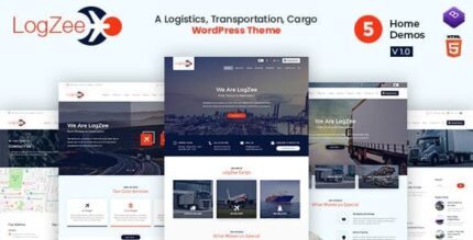 Logzee | Logística, Transporte, Carga WordPress Tema