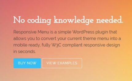 Menu responsivo Pro – Menu responsivo altamente personalizável para WordPress