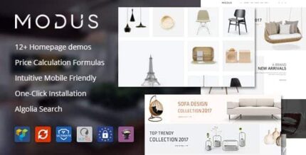 Modus – Tema WooCommerce para móveis modernos