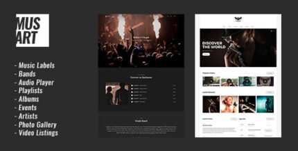 Musart – Tema WordPress para gravadoras e artistas