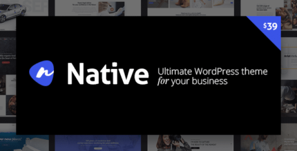 Native – Tema WP criativo multifuncional elegante
