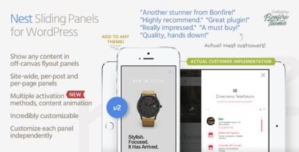 Nest – Painéis Deslizantes Flyout para WordPress