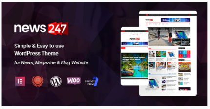 News247 – Tema WordPress da News Magazine