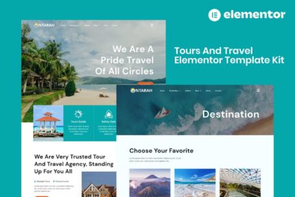 Ntarah – Kit de modelos Elementor para passeios e viagens