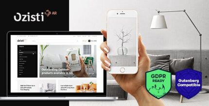 Ozisti | Um tema WooCommerce WordPress de realidade aumentada com vários conceitos pronto para loja