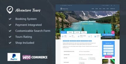 Passeios de aventura – Tour WordPress / Tema de viagem