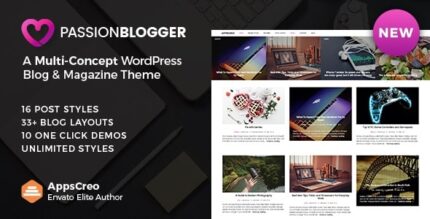 Passion Blogger – um tema WordPress responsivo