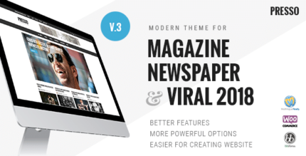 PRESSO – Revista Moderna / Jornal / Tema Viral