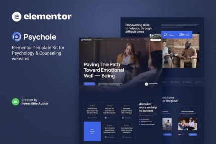 Psychole — Template Kit Elementor de psicologia e aconselhamento