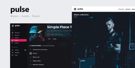 pulse – Tema WordPress de Música, Áudio, Rádio