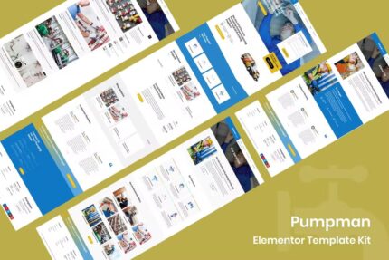 Pumpman – Kit de Modelo Elementor Serviço de Encanamento